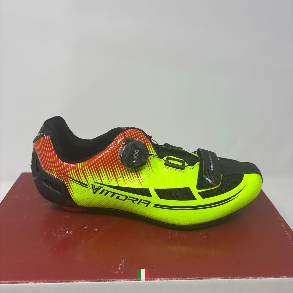 Vittoria Cycling Shoes 39.5 Women's 8.5-9 Men's 7-7.5 Yellow Fusion‎ 2 BOA